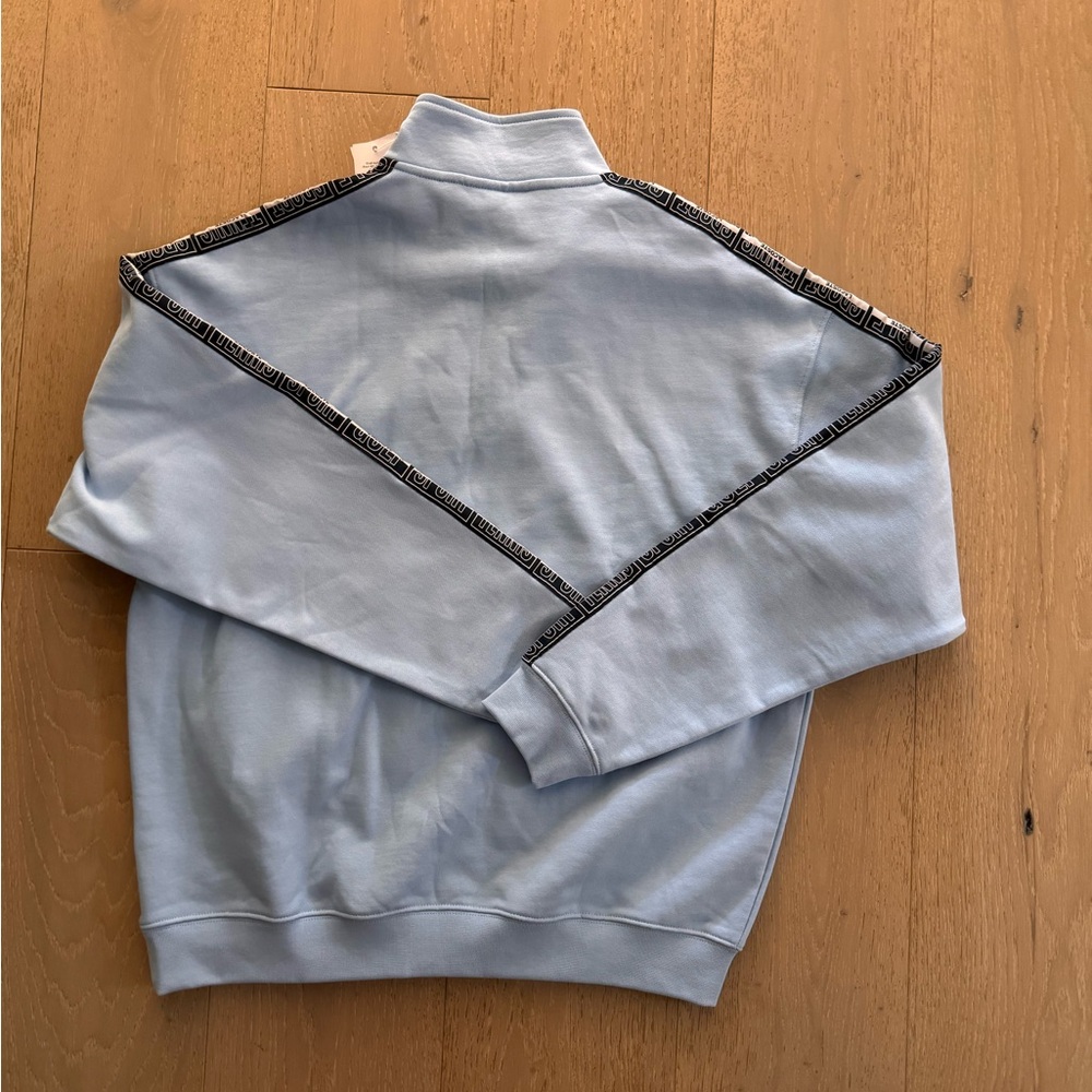 NWT Lacoste Men's M Sky Blue Quarter Zip - Picture 4 of 5